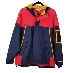 Columbia Sport Vintage Y2K Activewear Outdoor Hooded Windbreaker Men's L